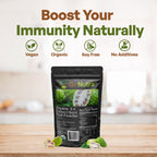 Go Nutra concentrated noni fruit extract powder packaging displaying certified organic label