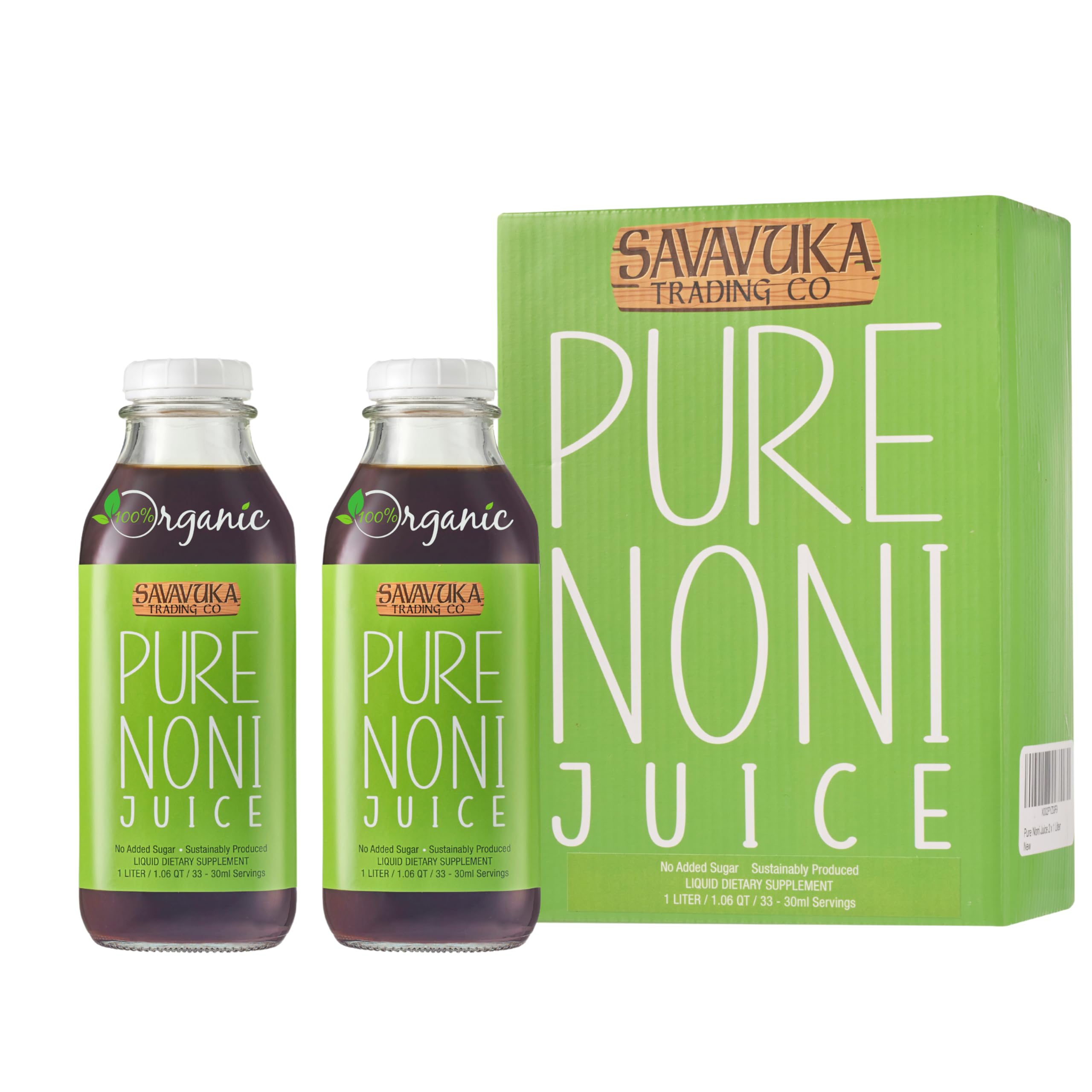 Savavuka Trading Co Morinda Citrifolia liquid concentrate nutrition facts label showing vitamin content