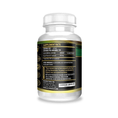 Premium liposomal noni extract dietary capsules by Actif for skin and joint health