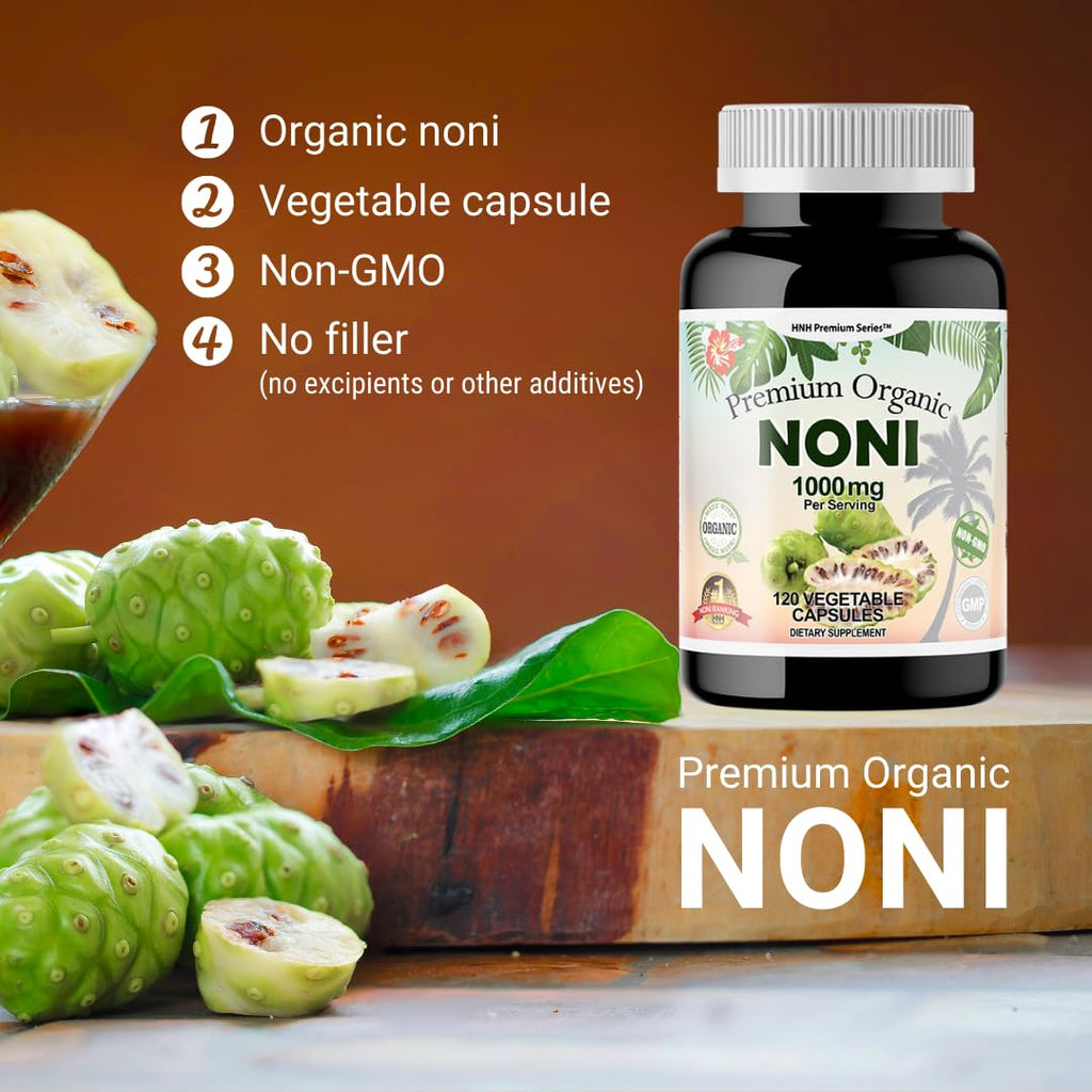 Close up of the protective seal and safety packaging on Dr.K&C HNHusa premium organic noni capsules