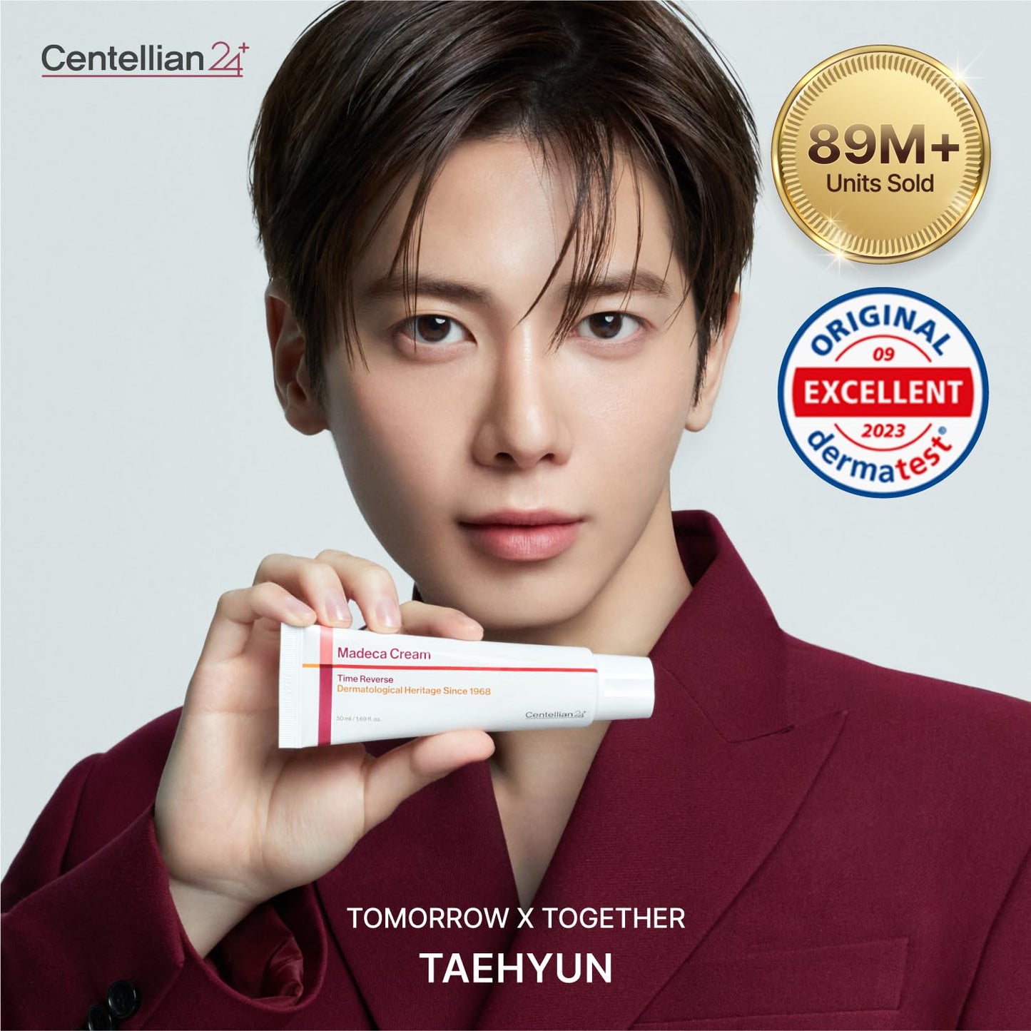 Centellian 24 Madeca Cream outer protective carton displaying standard manufacturing and volume details.