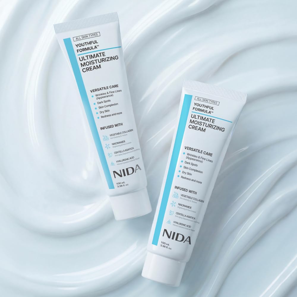Prettyskin Nida moisturizer box packaging and branding details