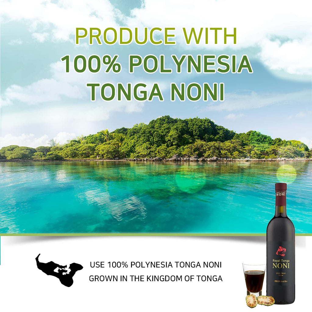 Authentic USA imported wellness tonic packaging highlighting the MS Global Bio brand certification