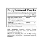 NusaPure Noni Fruit vegetarian formula with BioPerine absorption shield graphic