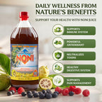 Tahiti Trader fermented noni superfood supplement thirty two fluid ounce packaging