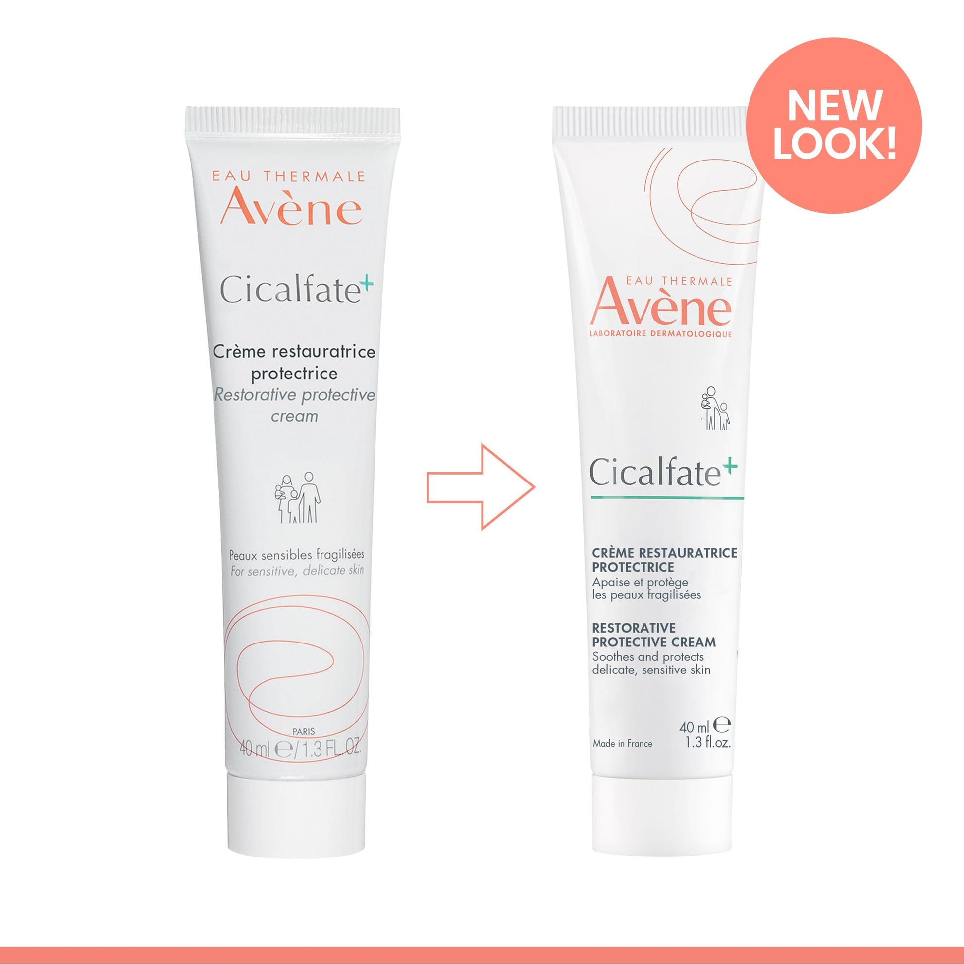 Avene Cicalfate barrier cream showing the authentic packaging layout