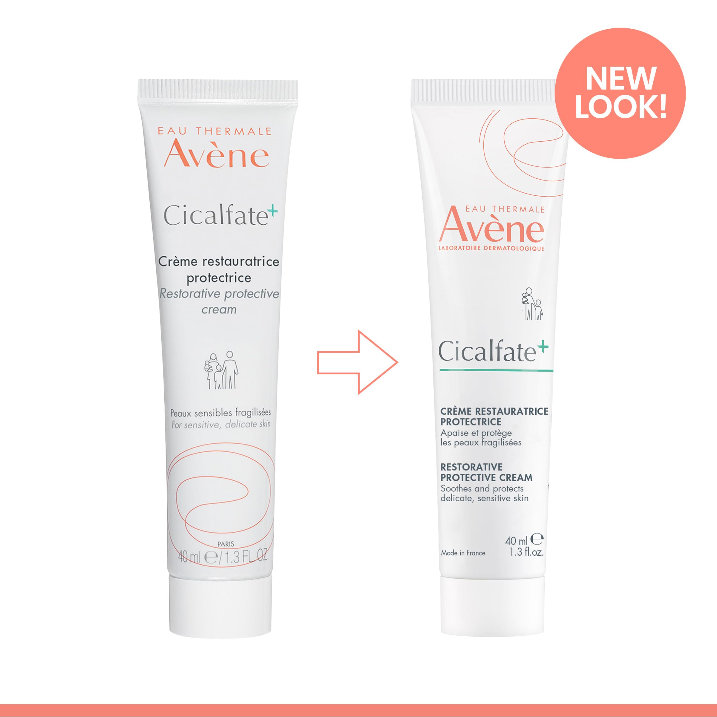 Avene Cicalfate barrier cream showing the authentic packaging layout