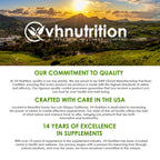 Authentic imported USA packaging of VH Nutrition 700mg noni dietary supplement