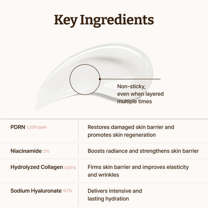 Application of Dr. Reju-All PDRN face cream on hand
