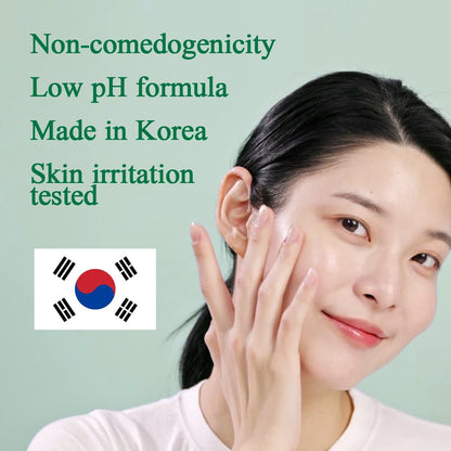 Pyunkang Yul Ultimate Calming Cream clinical data graphic showing sebum reduction and barrier improvement