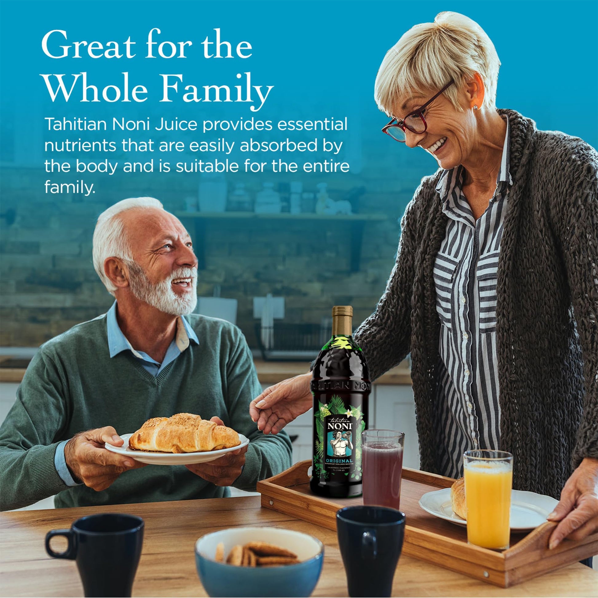 Imported Tahitian Noni fruit puree beverage for immune support