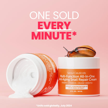K-beauty snail secretion filtrate face lotion for fine lines reduction