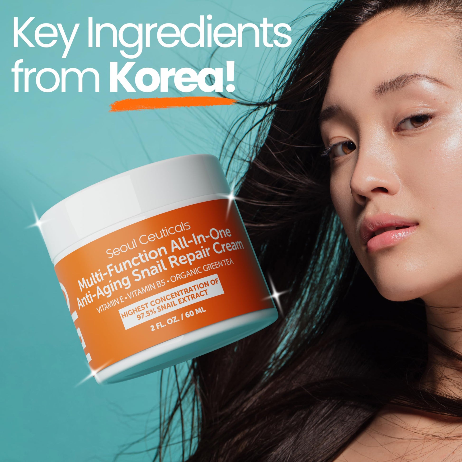 SeoulCeuticals daily repair cream opened jar showing clean cream formulation