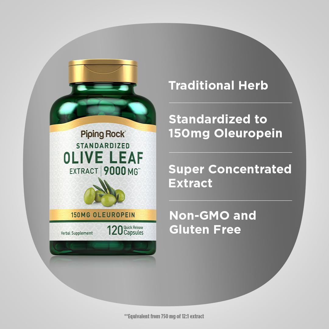 Benefits of Piping Rock Oleuropein Supplement for Immune and Cardiovascular Health