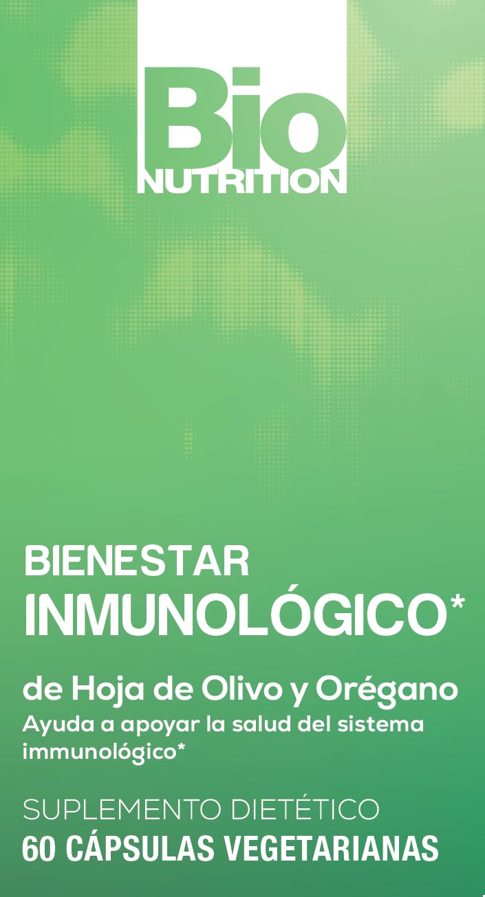Bio Nutrition dietary supplement packaging displaying ingredients for immune support