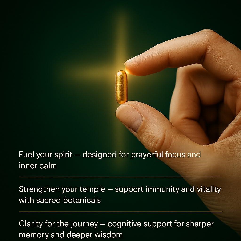 Bioregen ashwagandha and lion's mane wellness capsules packaging illustrating the mental clarity and stress relief benefits.