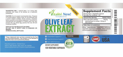 Authentic USA imported olive leaf extract dietary supplement packaging