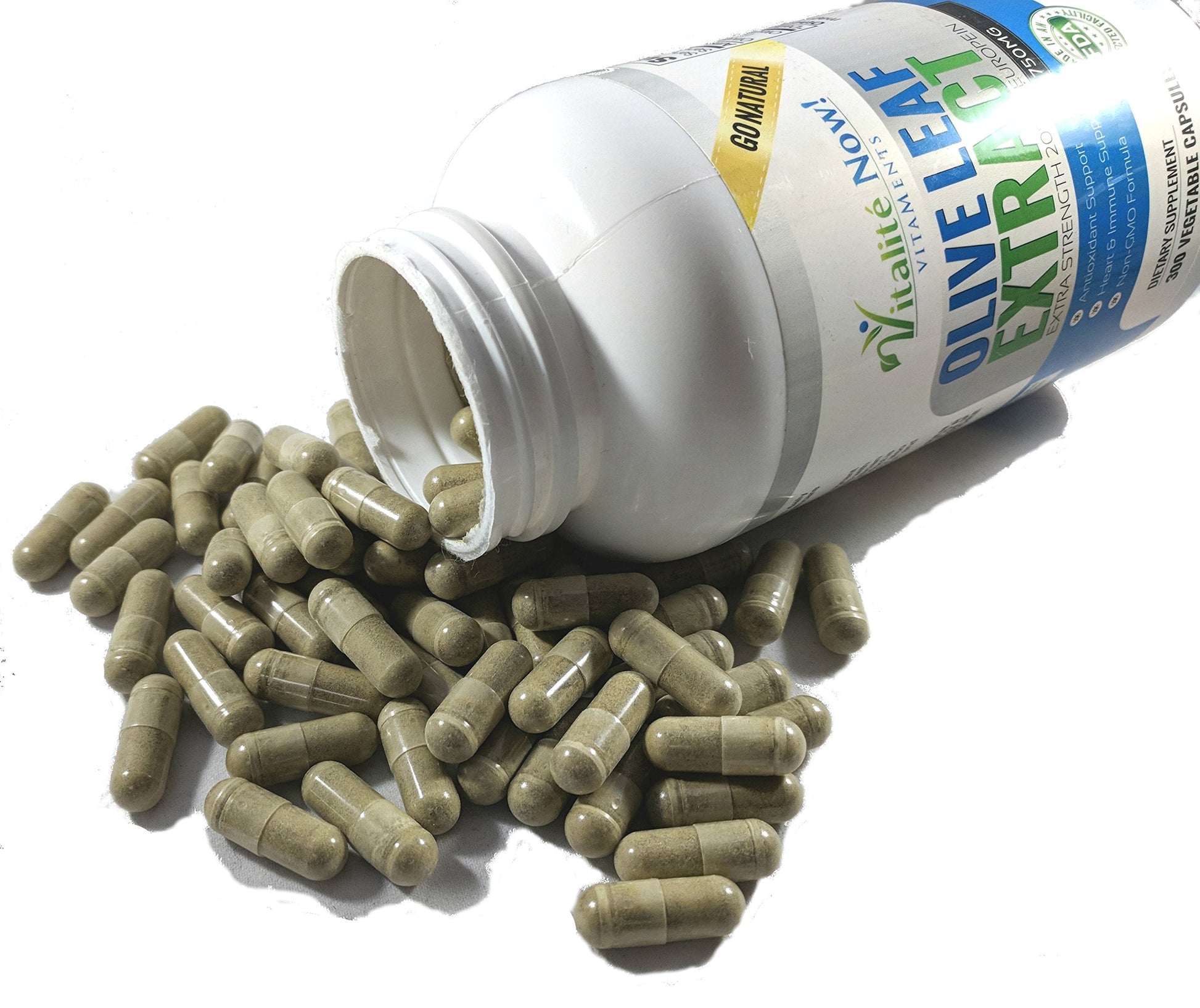 VitalitÃ© Now 20 percent Oleuropein health supplement ingredients list