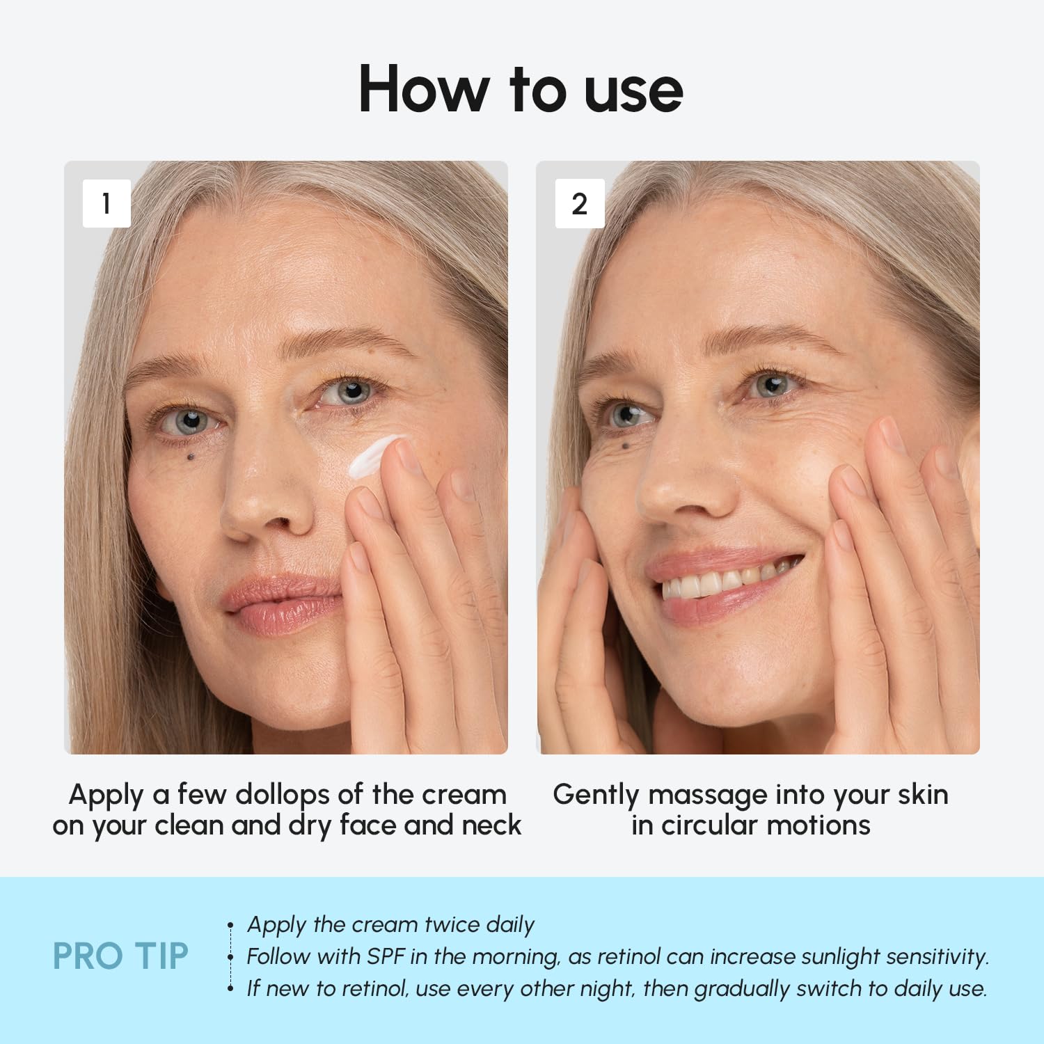 MAREE collagen and retinol deep moisturizer box packaging overview