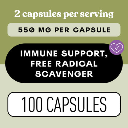 USA imported herbal antioxidant capsules by Complete Natural Products for digestive health