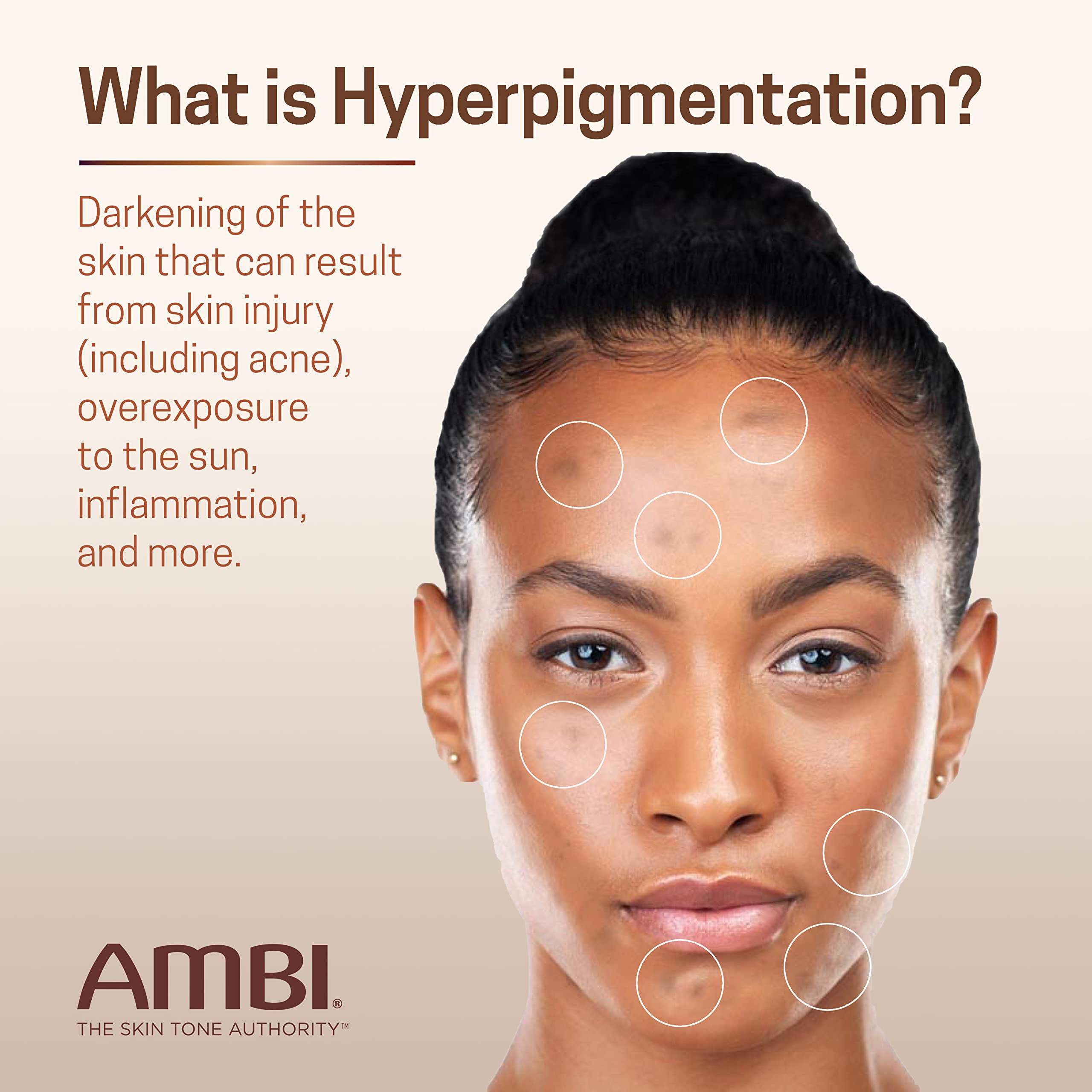 Hydroquinone free dark spot corrector cream by Ambi Skincare for even tone