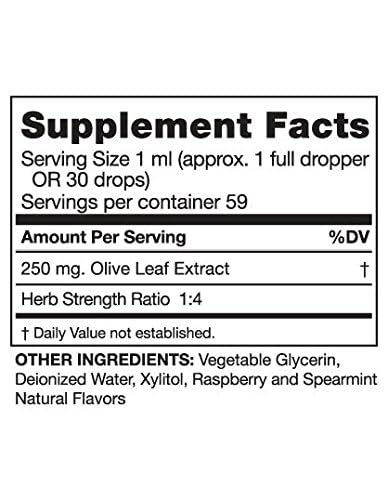 Side view of Seagate alcohol free children supplement showing product directions and supplement facts panel.