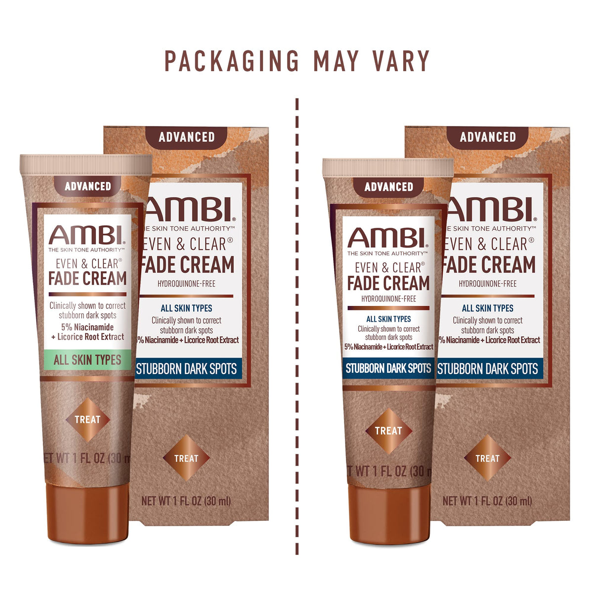 Ambi Even And Clear Advanced Fade Cream texture and consistency sample