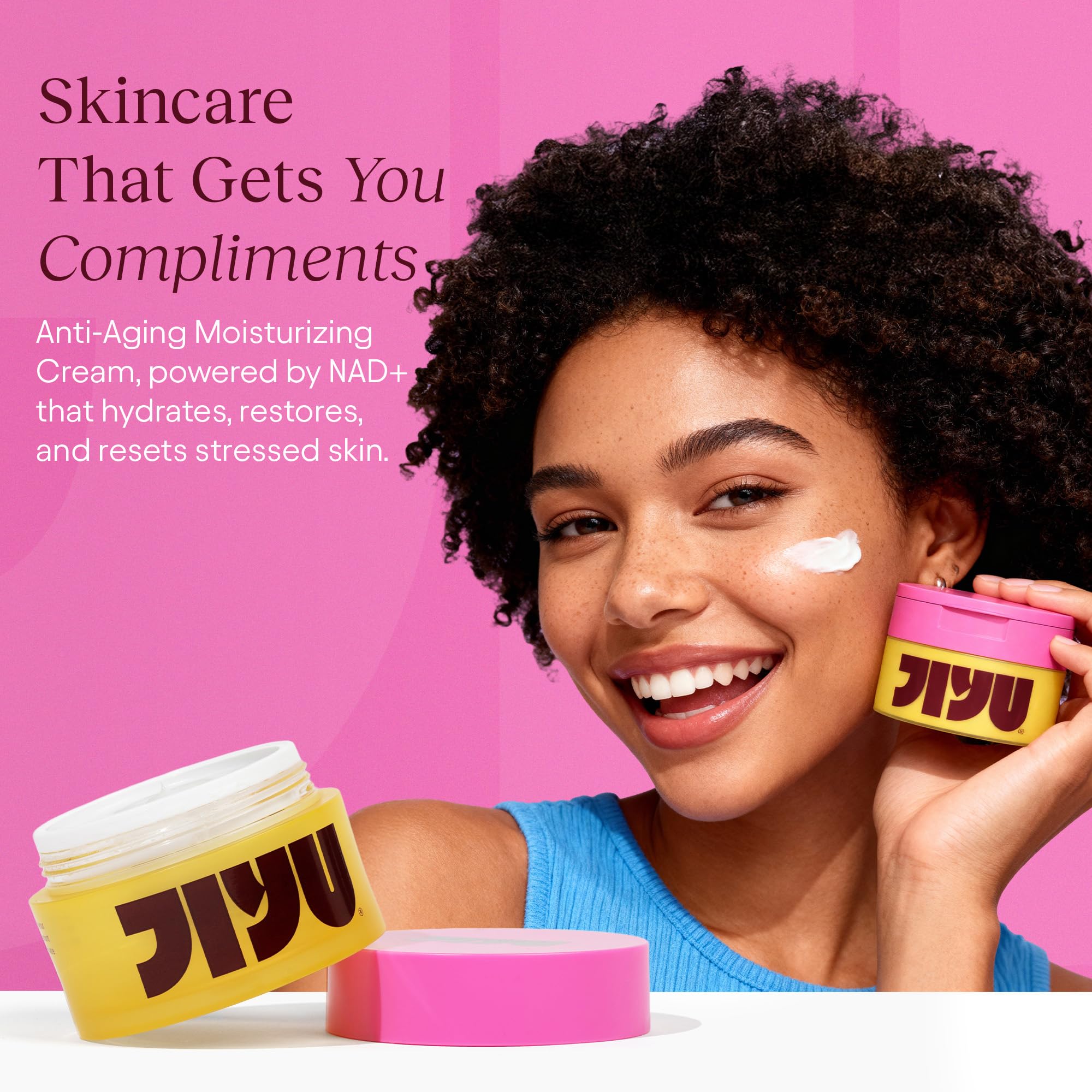Jiyu anti-aging Korean face cream packaging