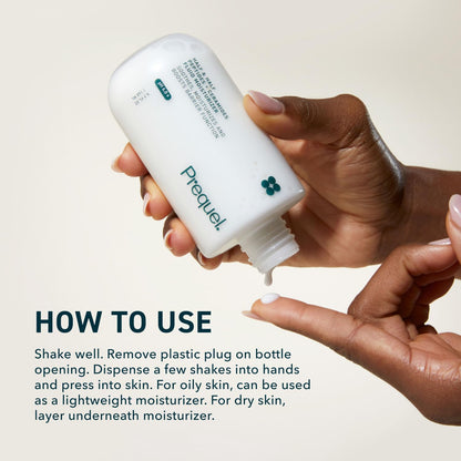Prequel Skin lightweight ceramide lotion lifestyle shot