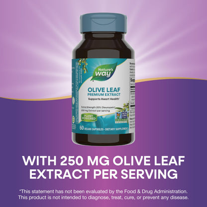 Side view of Natures Way 60 vegetarian capsules bottle