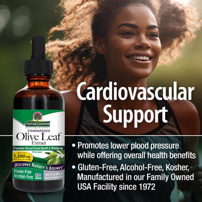 Nature's Answer herbal supplement bottle size reference