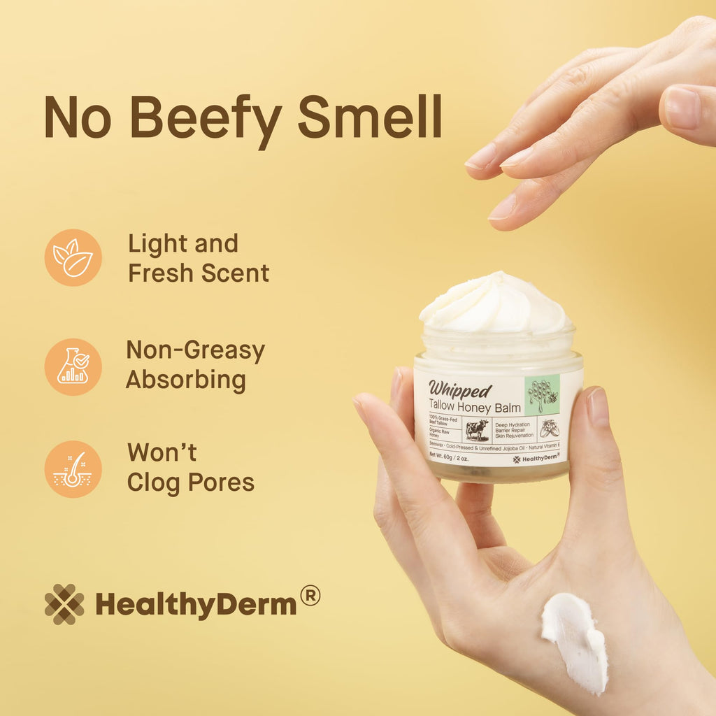 HealthyDerm premium skincare product aesthetic display