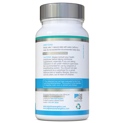 Travel friendly shelf stable probiotic yeast bottle demonstrating packaging quality