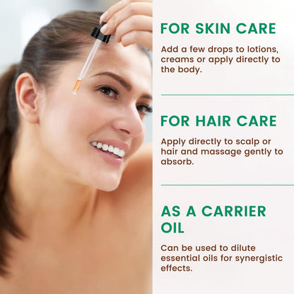 Premium glass bottle of organic skin moisturizer used for facial massage
