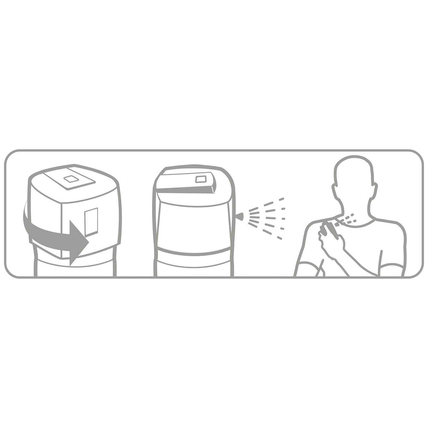 Travel size four ounce Axe Anarchy deodorant cans highlighting its compact and portable design.
