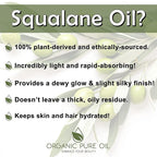 Opo Squalane Oil sixteen fluid ounce bottle size comparison