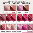 Focallure metallic lip gloss complete product packaging layout