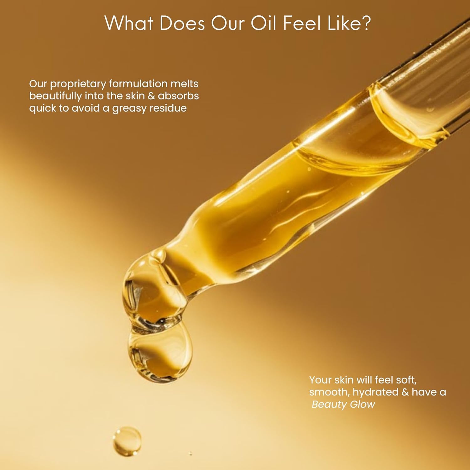 Authentic Beauty Glow skin moisturizing beauty glow facial oil packaging with a clear view of the product directions