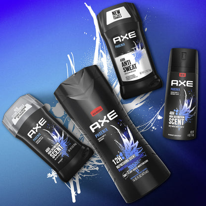 USA sourced Axe Phoenix long lasting deodorant body spray close up