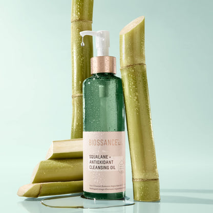 Imported Biossance vegan and fragrance free facial oil wash