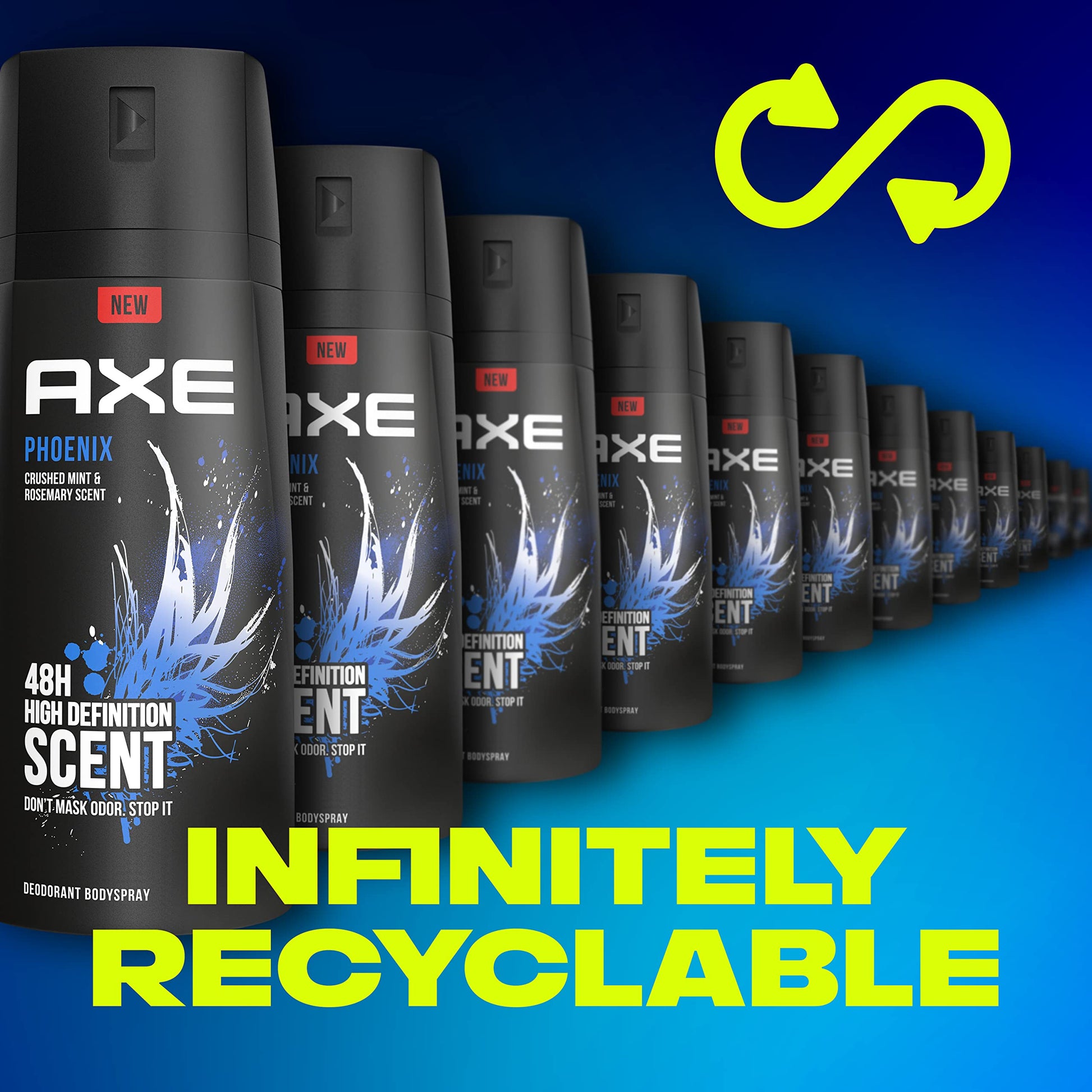 Authentic Axe Phoenix 4 Ounce travel size personal care container