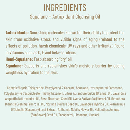 Biossance deep pore clarifying squalane cleanser fluid texture view