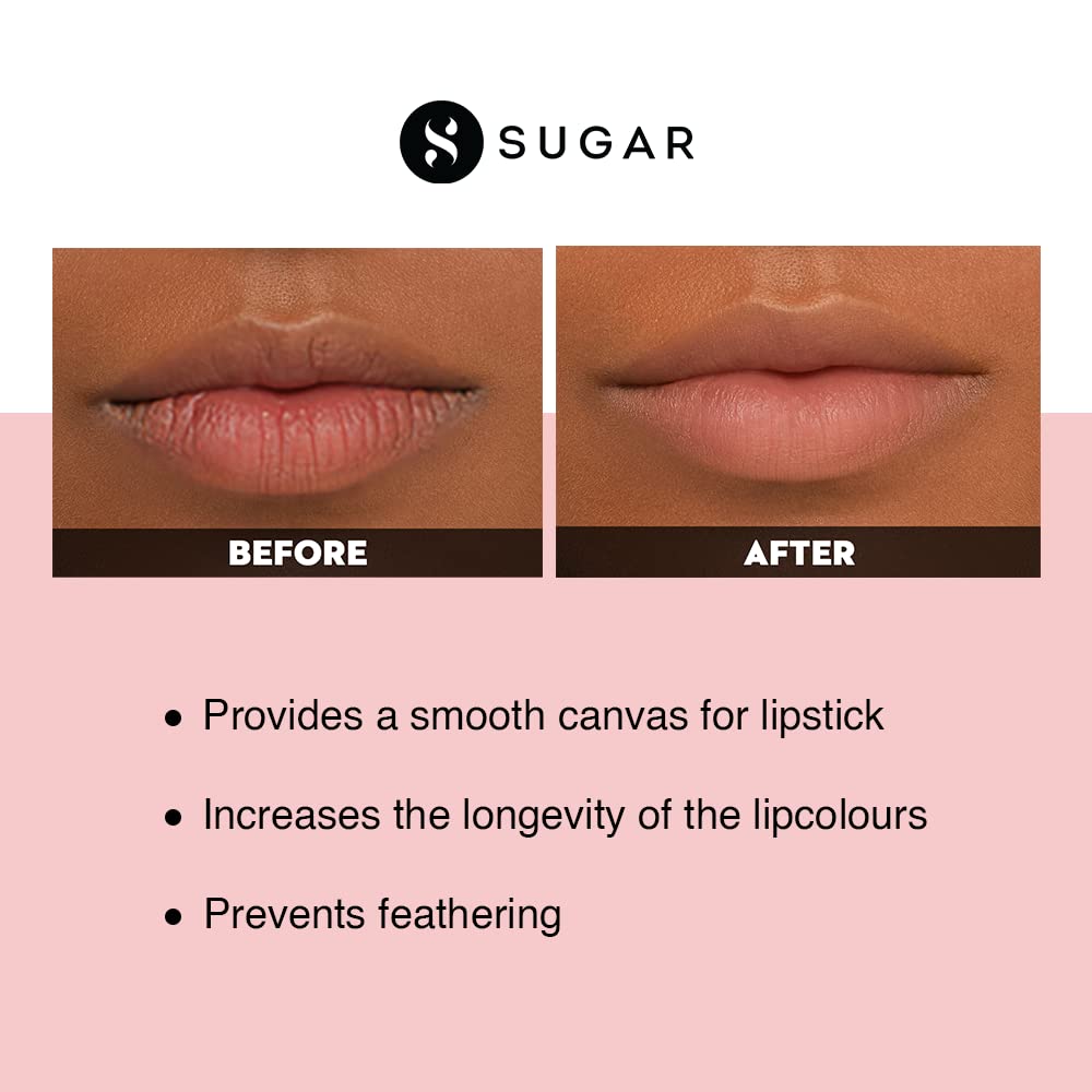 Close up of Sugar Cosmetics lip primer applicator