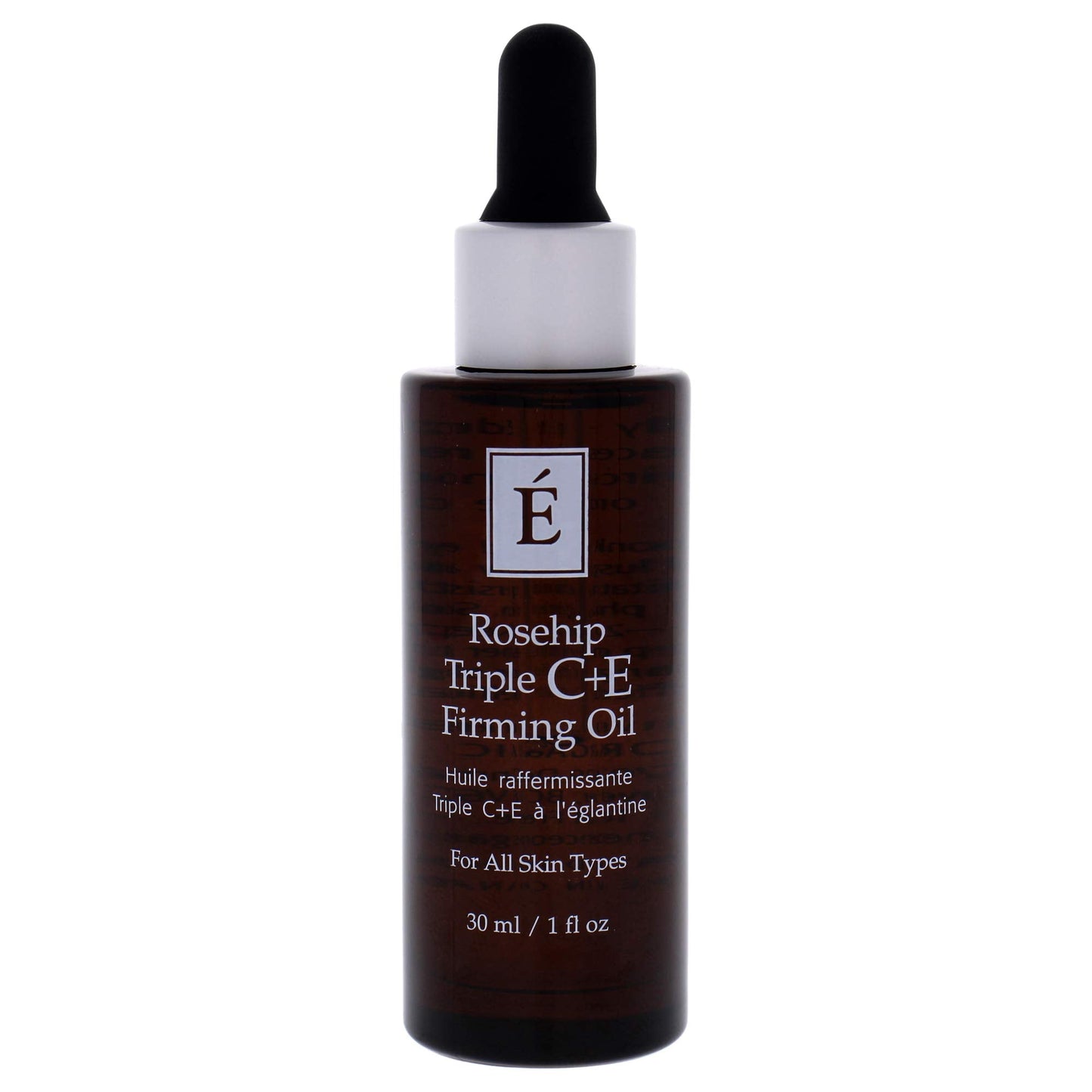 Eminence Organics Rosehip Triple C Plus E Firming Facial Oil product box and packaging