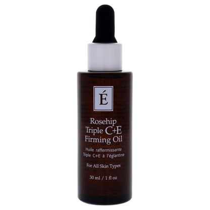 Eminence Organics Rosehip Triple C Plus E Firming Facial Oil product box and packaging