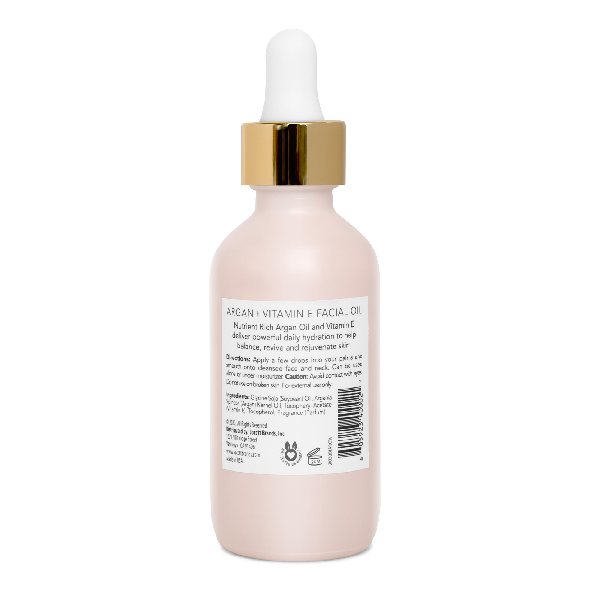 Pearlessence USA imported rosehip face oil dropper bottle on clean backdrop