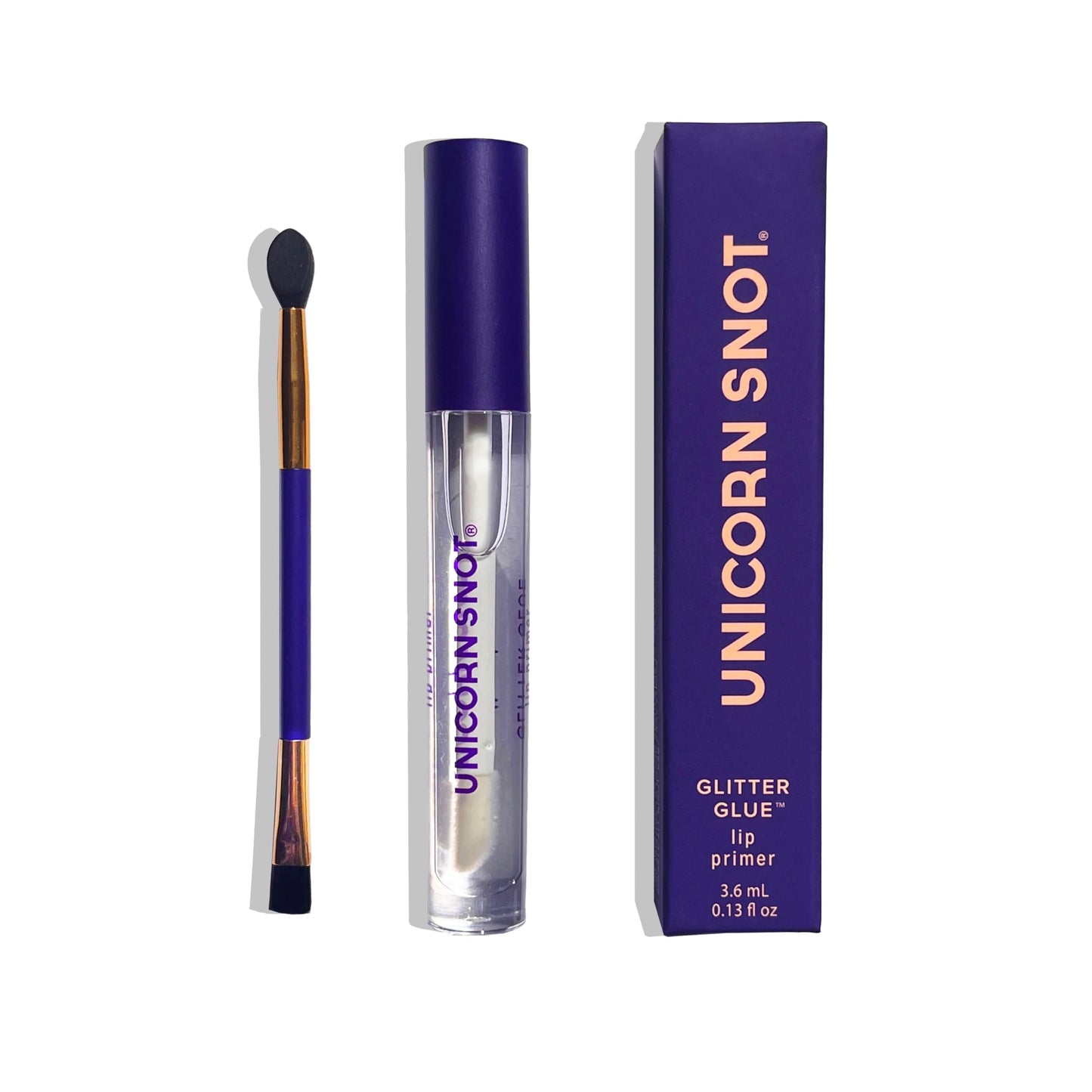 Unicorn Snot Lip Glitter Primer lifestyle product photography