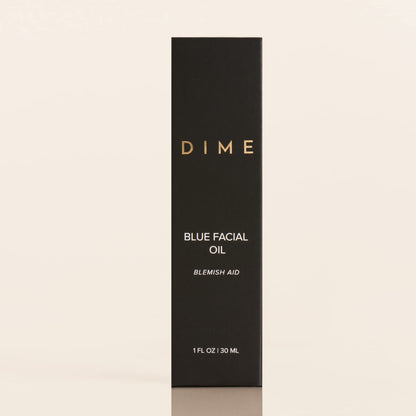 DIME Beauty Blue Facial Oil close up of the anti inflammatory formula consistency
