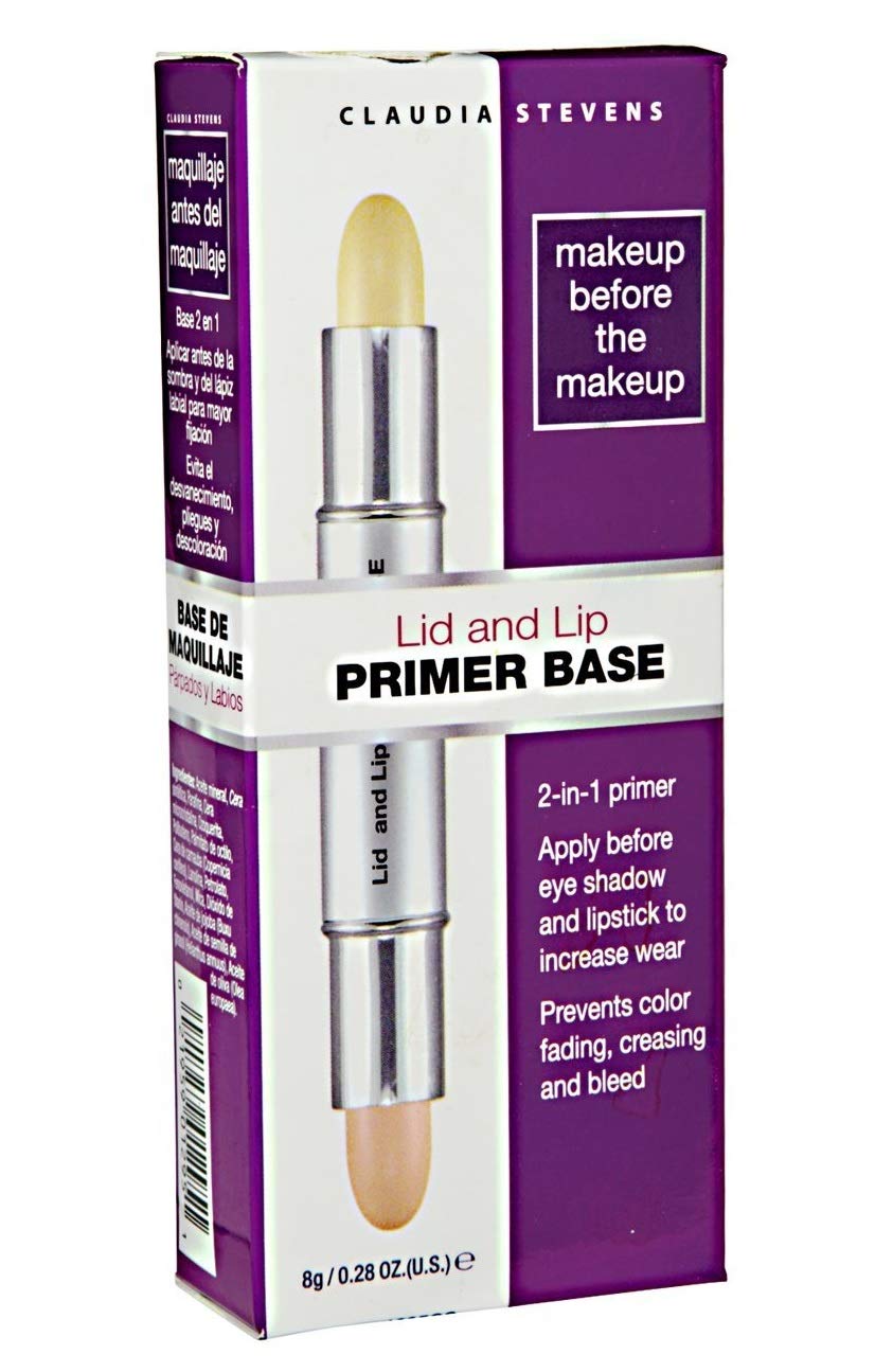 Authentic USA imported Claudia Stevens 2-in-1 cosmetics primer for preventing eyeshadow creasing.