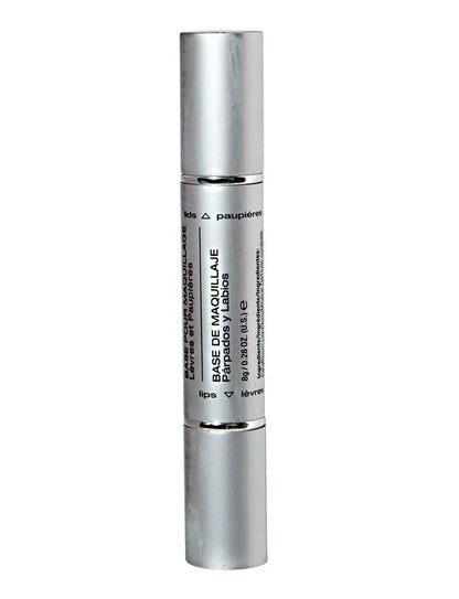 Close up of the satin finish Claudia Stevens foundation makeup base for lips and eyelids.